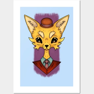 Mister Fennec Fox Posters and Art